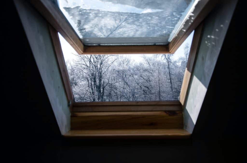 Skylight window for bathroom