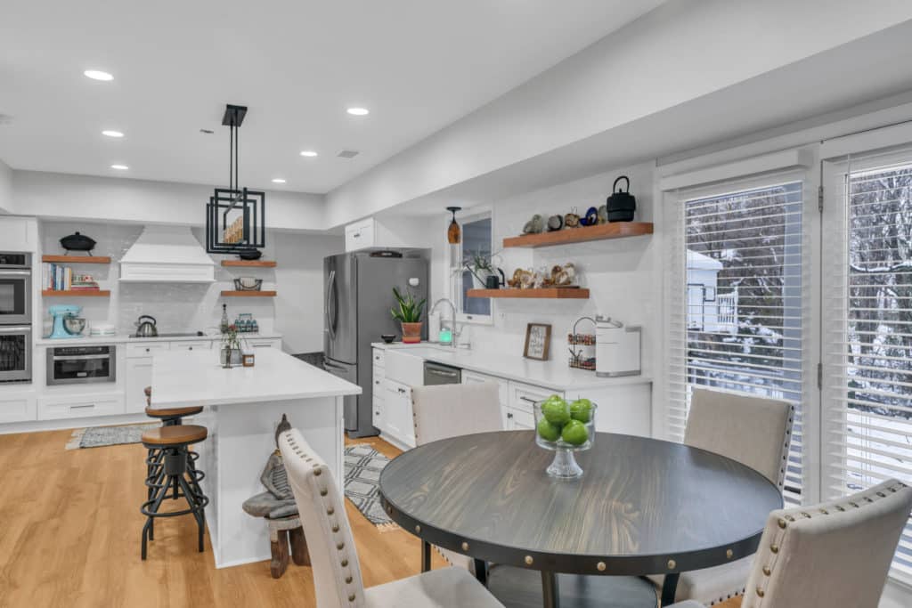 white kitchen project in waldorf md