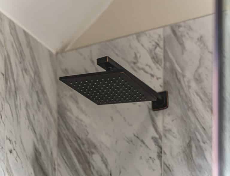 Wall surround and shower head