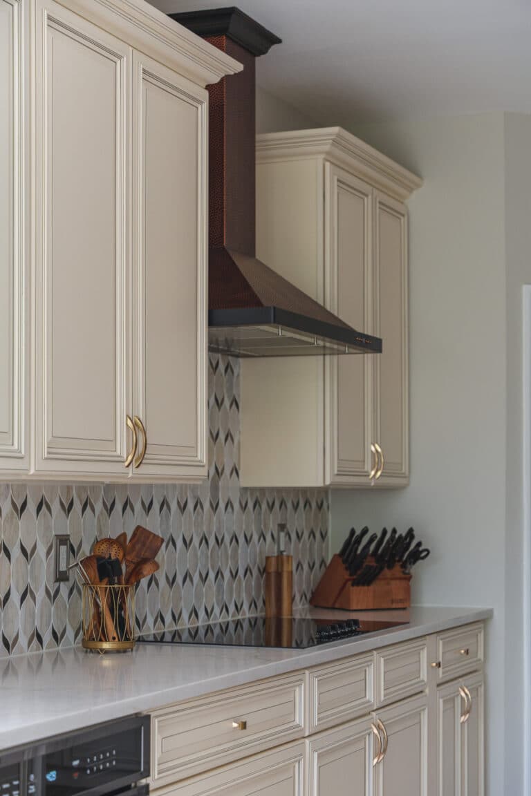 Kitchen remodeling in Waldorf, MD with beige cabinets