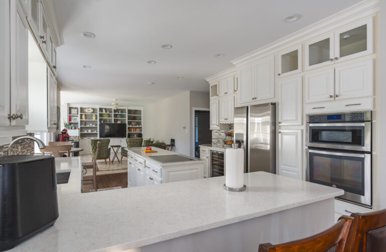 Kitchen Remodel In Nokesville, VA white peninsula