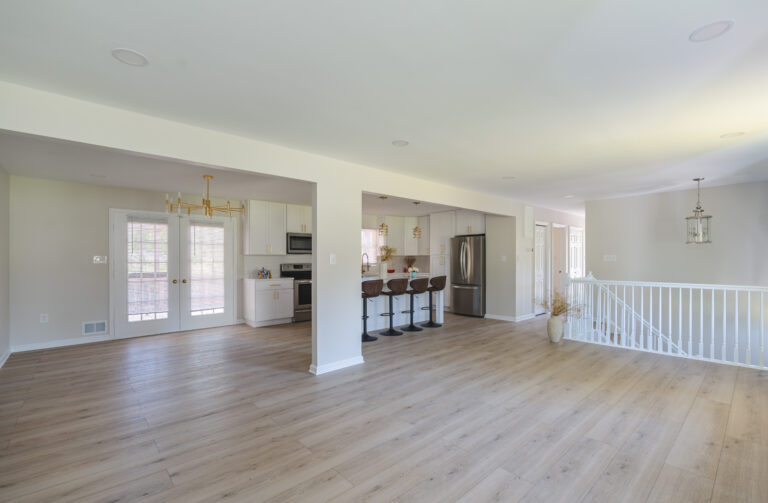 Kitchen Remodel In Nokesville, VA with beige wood flooring