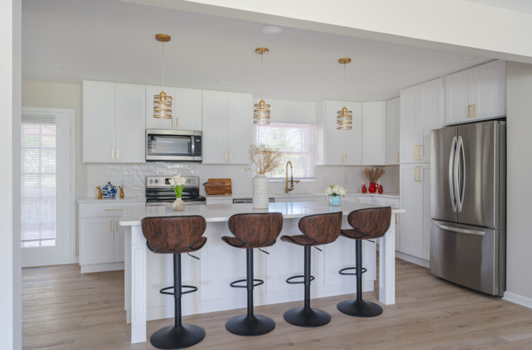 Kitchen Remodel In Nokesville, VA with white cabinets