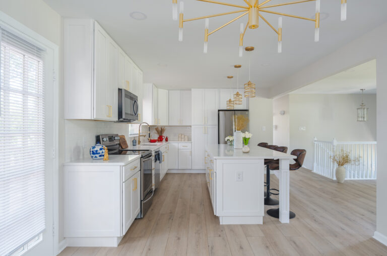 Kitchen Remodel In Nokesville, VA with kitchen island