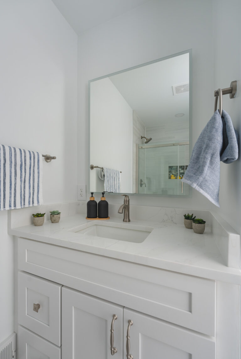 Bathroom Remodel In Nokesville, VA white vanity