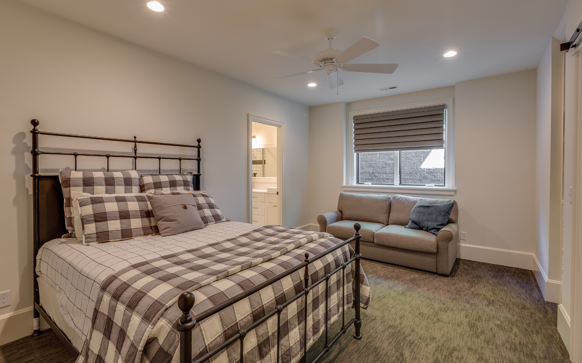 Basement bedroom