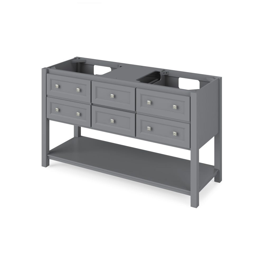 60" Adler Vanity Gray