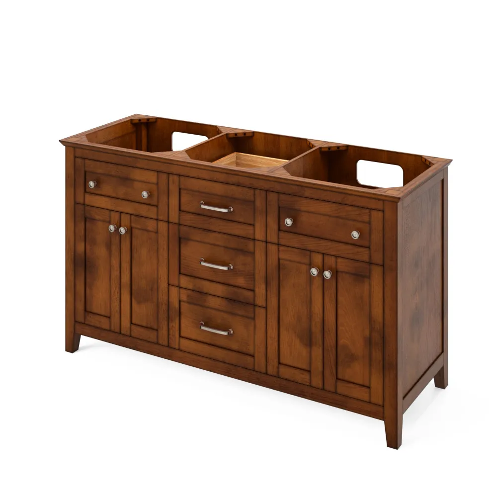 60" Chatham Double Sink Vanity Chocolate