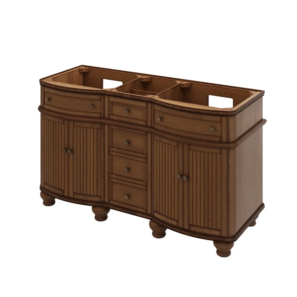 60" Compton Double Sink Vanity Walnut