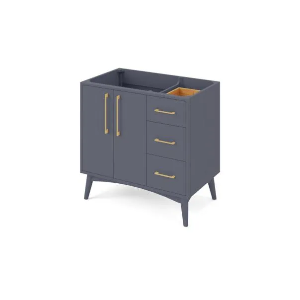 36" Dashwood Vanity Blue Steel