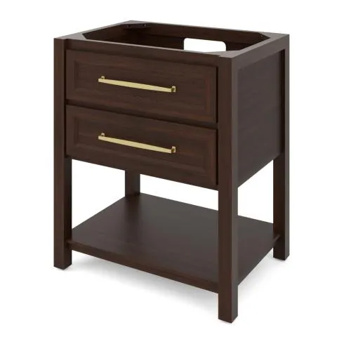 30" Kipling Vanity Dark Walnut