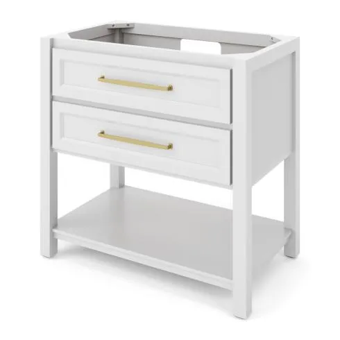 36" Kipling Vanity White