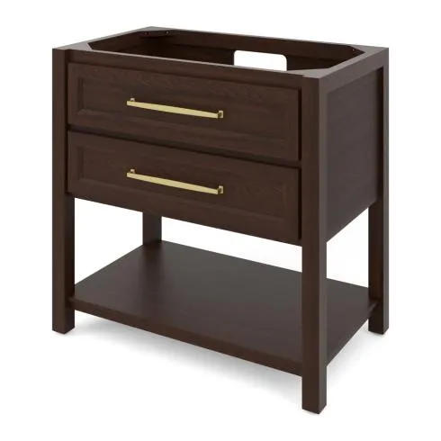 36" Kipling Vanity Dark Walnut