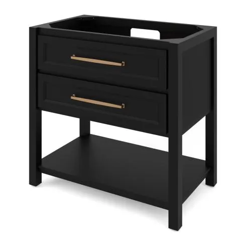 36" Kipling Vanity Black