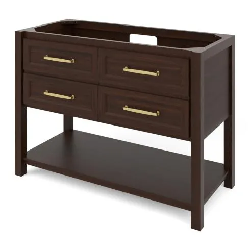 48" Kipling Vanity Dark Walnut