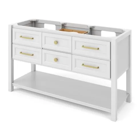 60″ Kipling Double Sink Vanity White