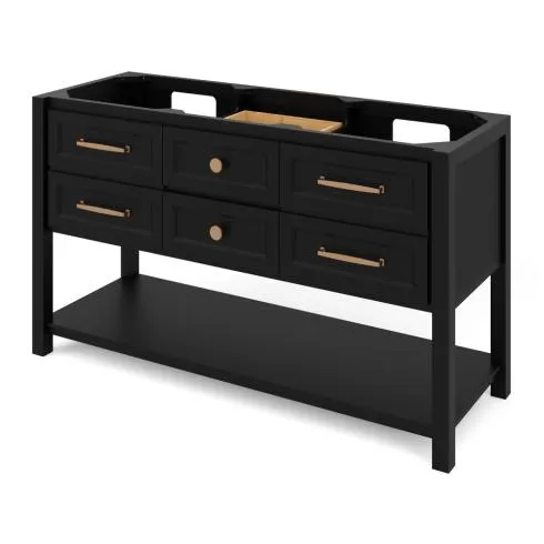 60″ Kipling Double Sink Vanity Black