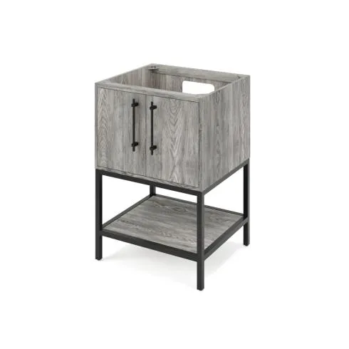 24" Pascal Vanity Weathered Gray