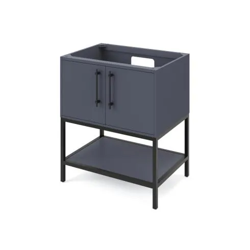 30" Pascal Vanity Blue Steel