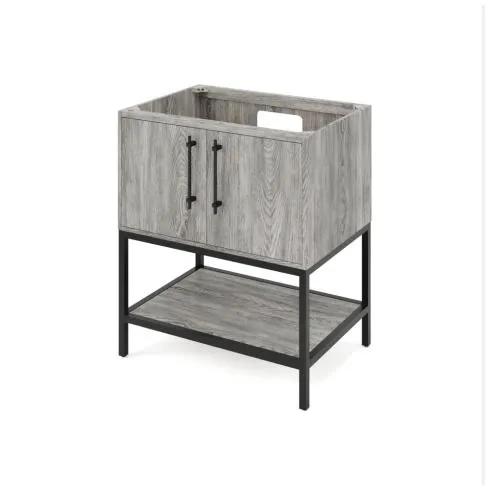 30" Pascal Vanity Weathered Gray