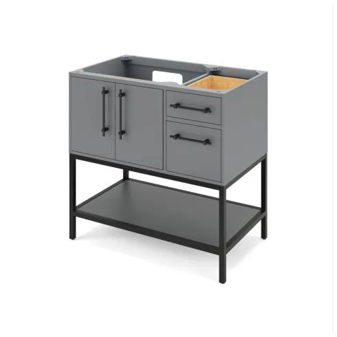 36" Pascal Vanity Gray