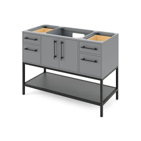 48" Pascal Vanity Gray