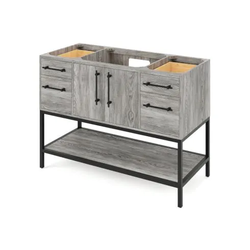 48" Pascal Vanity Weathered Gray