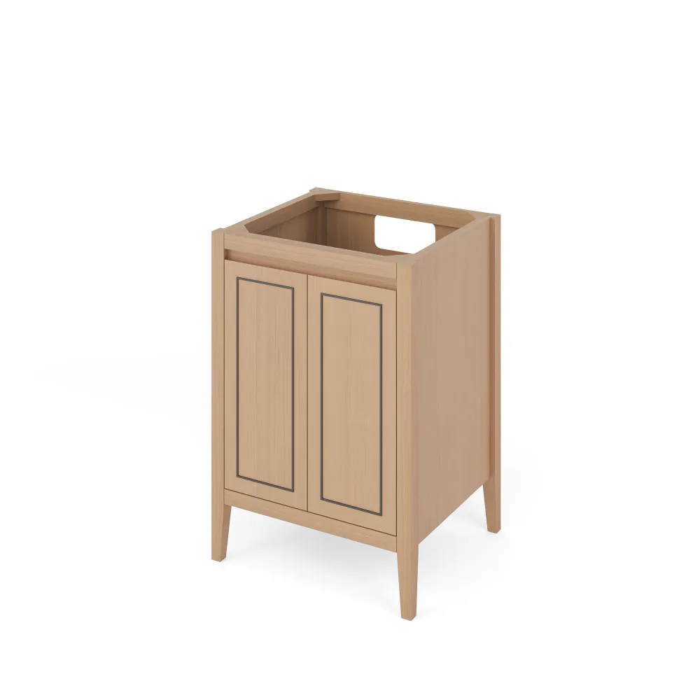 24" Percival Vanity Natural Oak