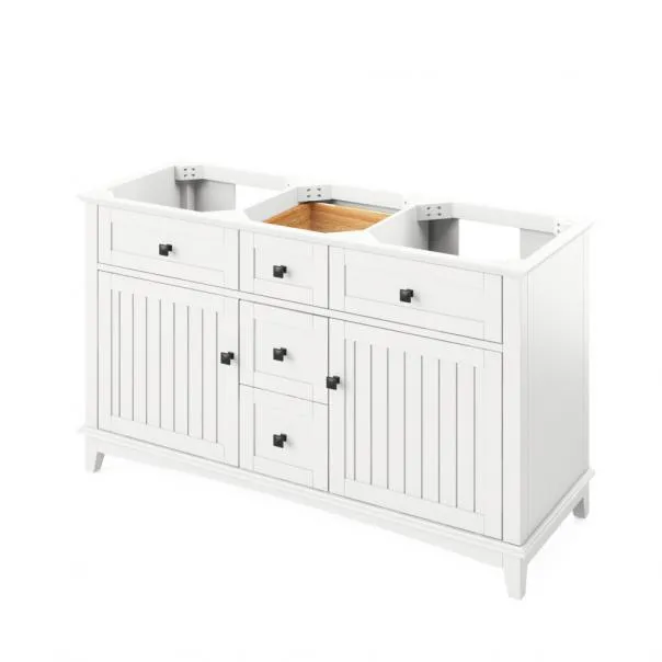 60″ Savino Double Sink Vanity White