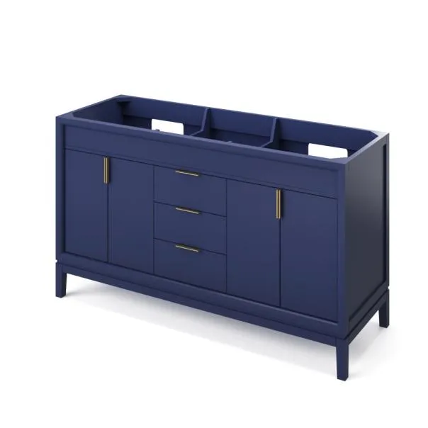 60″ Theodora Double Sink Vanity Hale Blue