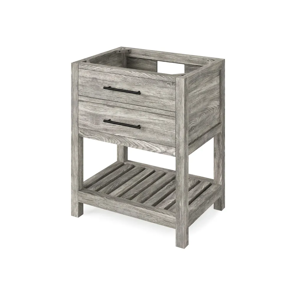 30″ Wavecrest Vanity Weathered Grey