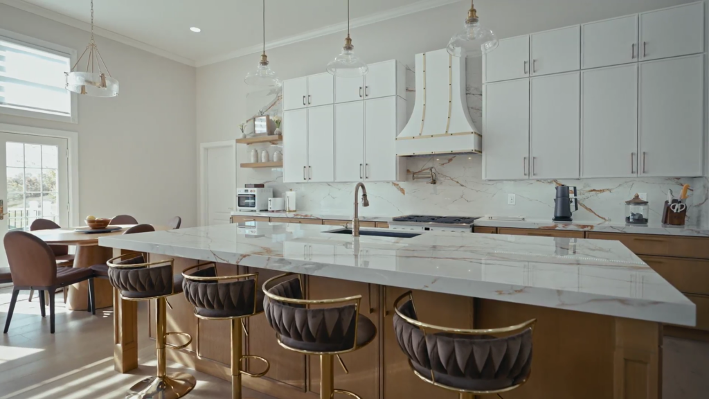 Luxuriously Warm Kitchen Remodel in Warrenton VA