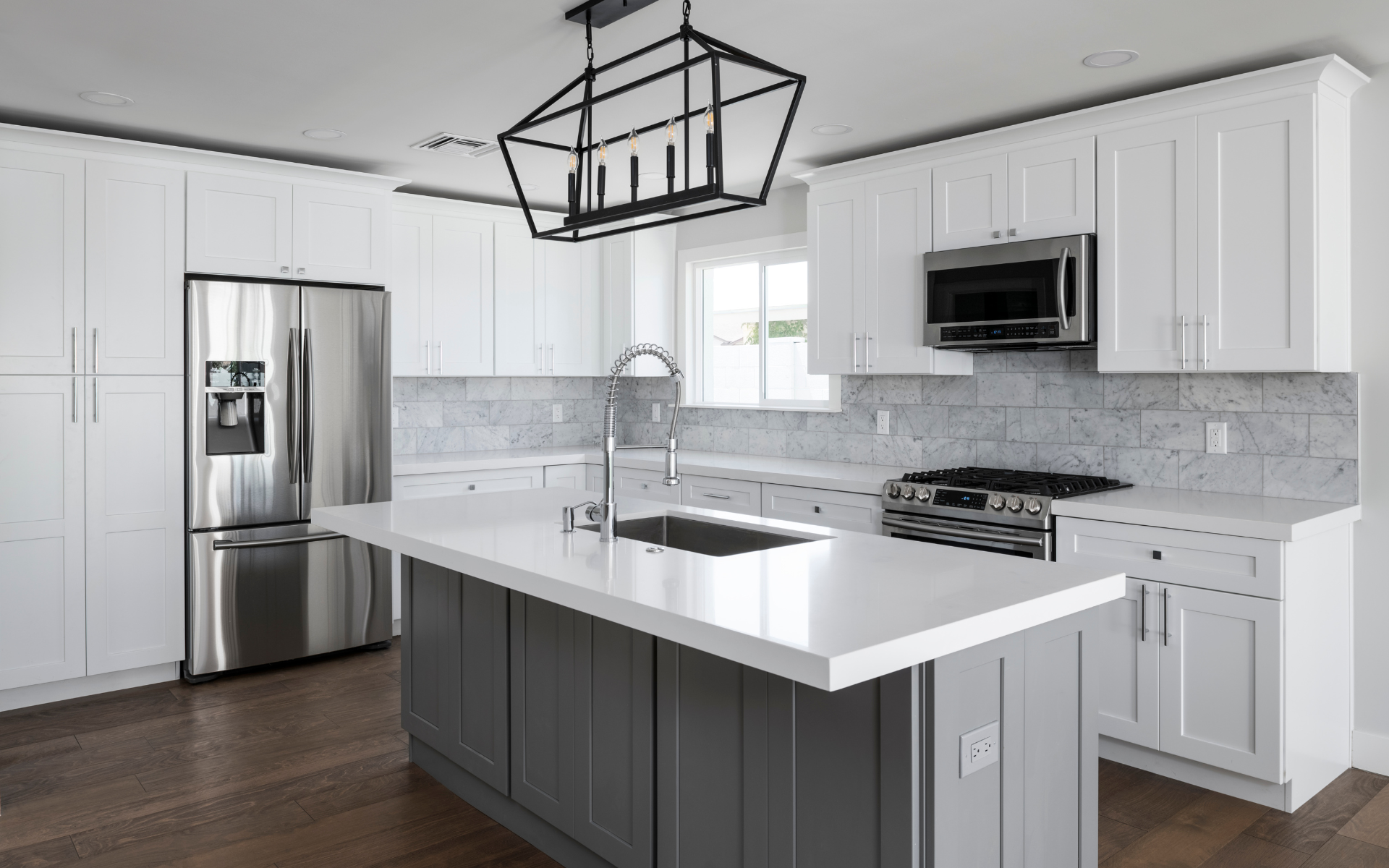 Cabinet Catches and Latches on white cabinets